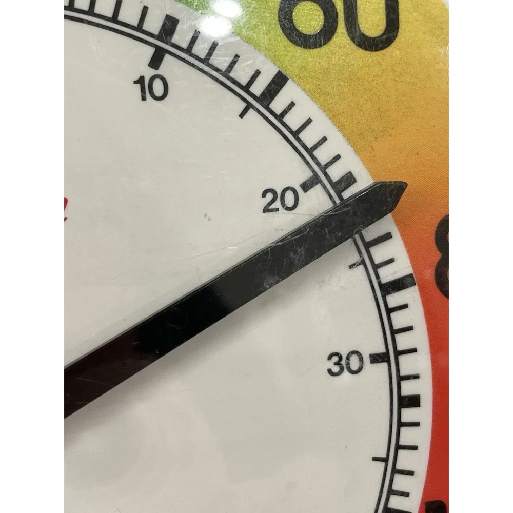 Vintage Sunbeam Thermometer Outdoor Rainbow Wall Oster 1990s New Old Stock READ